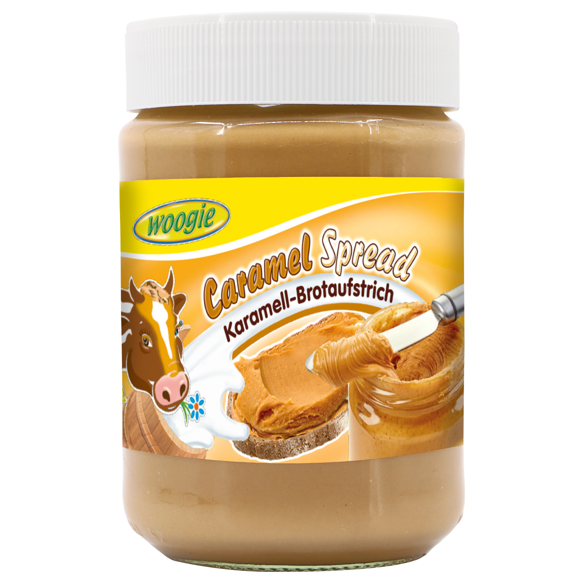 WOOGIE Caramel Spread Karamell-Brotaufstrich 400g