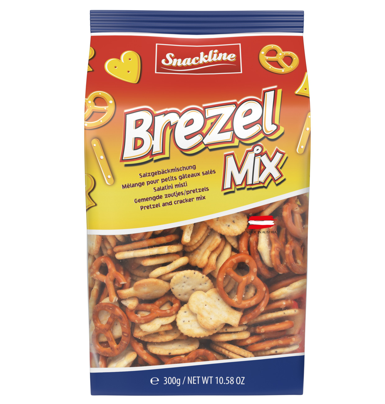 SNACKLINE Brezel Mix Salzgebäckmischung 300g
