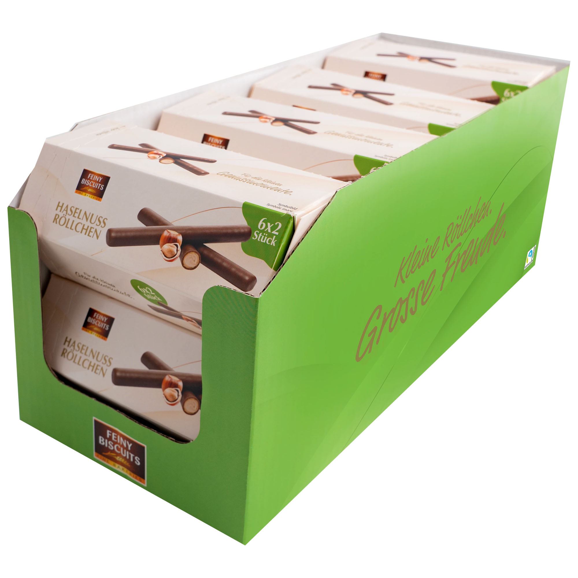 FEINY BISCUITS Haselnuss-Röllchen 150g