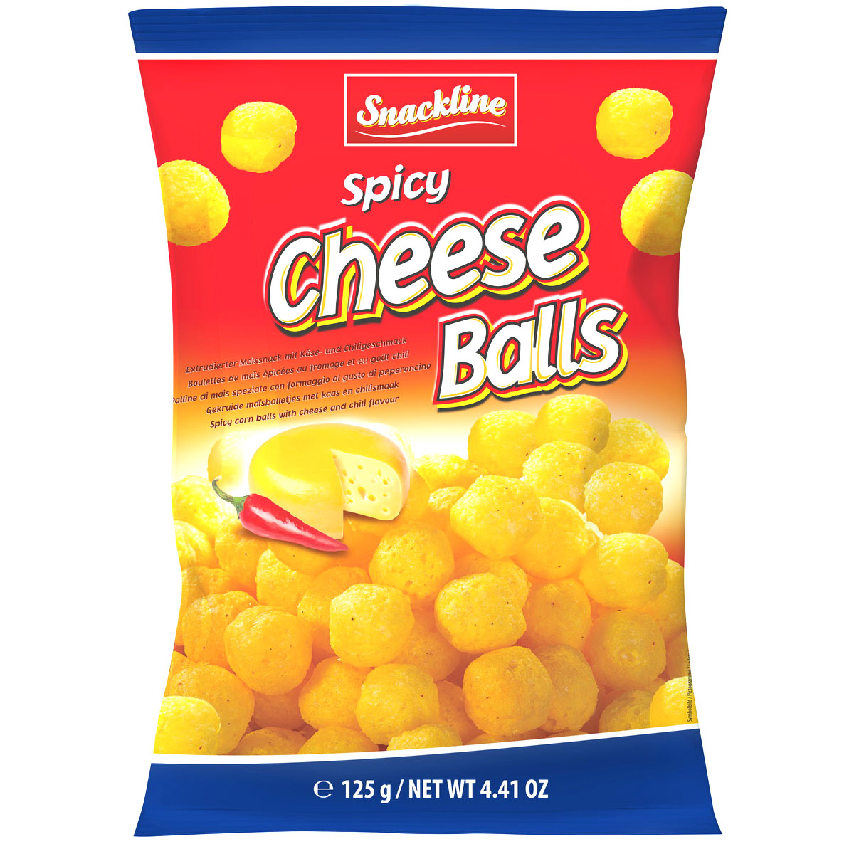 SNACKLINE - Spicy Cheese Balls 125g