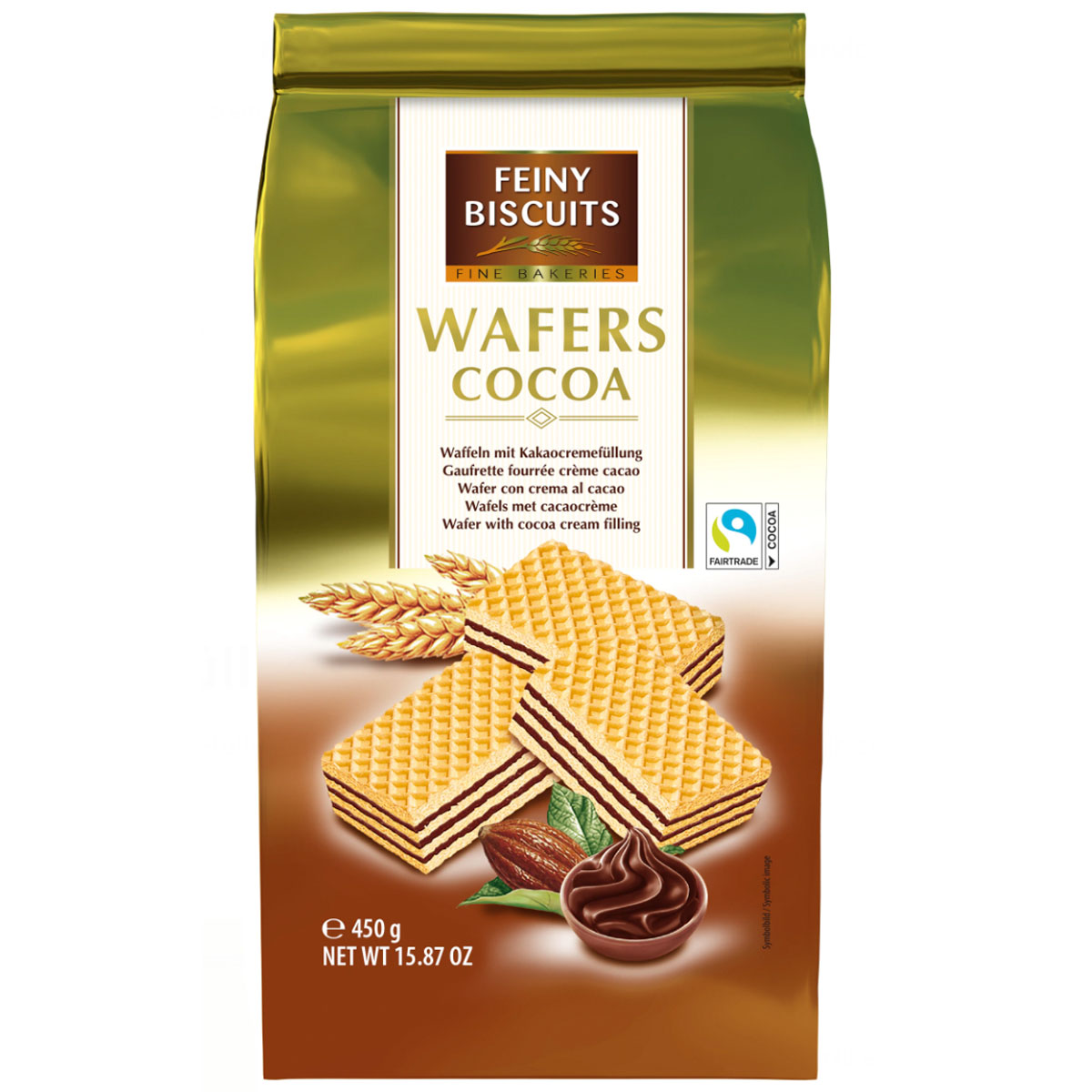 FEINY BISCUITS - Wafers Cocoa 450g