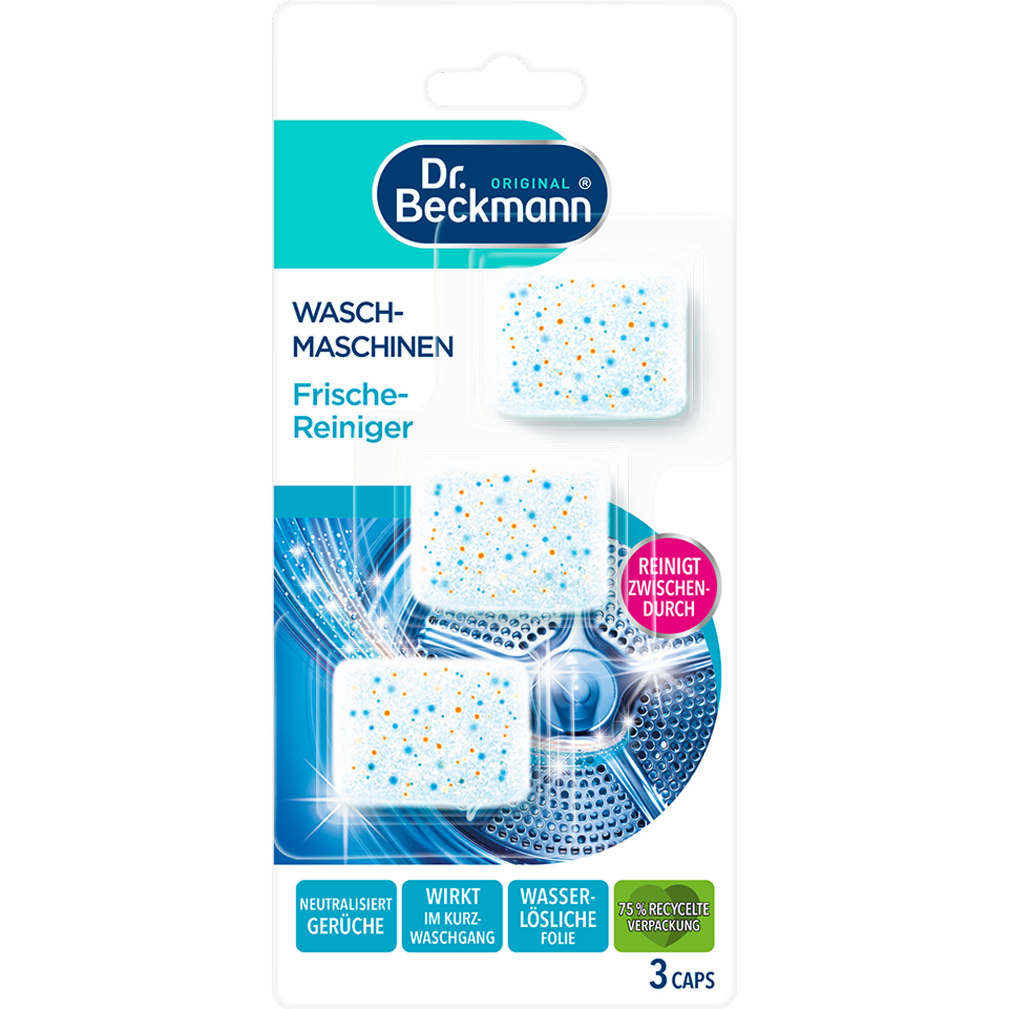 DR. BECKMANN Waschmaschinen Frische Reiniger 3x20g