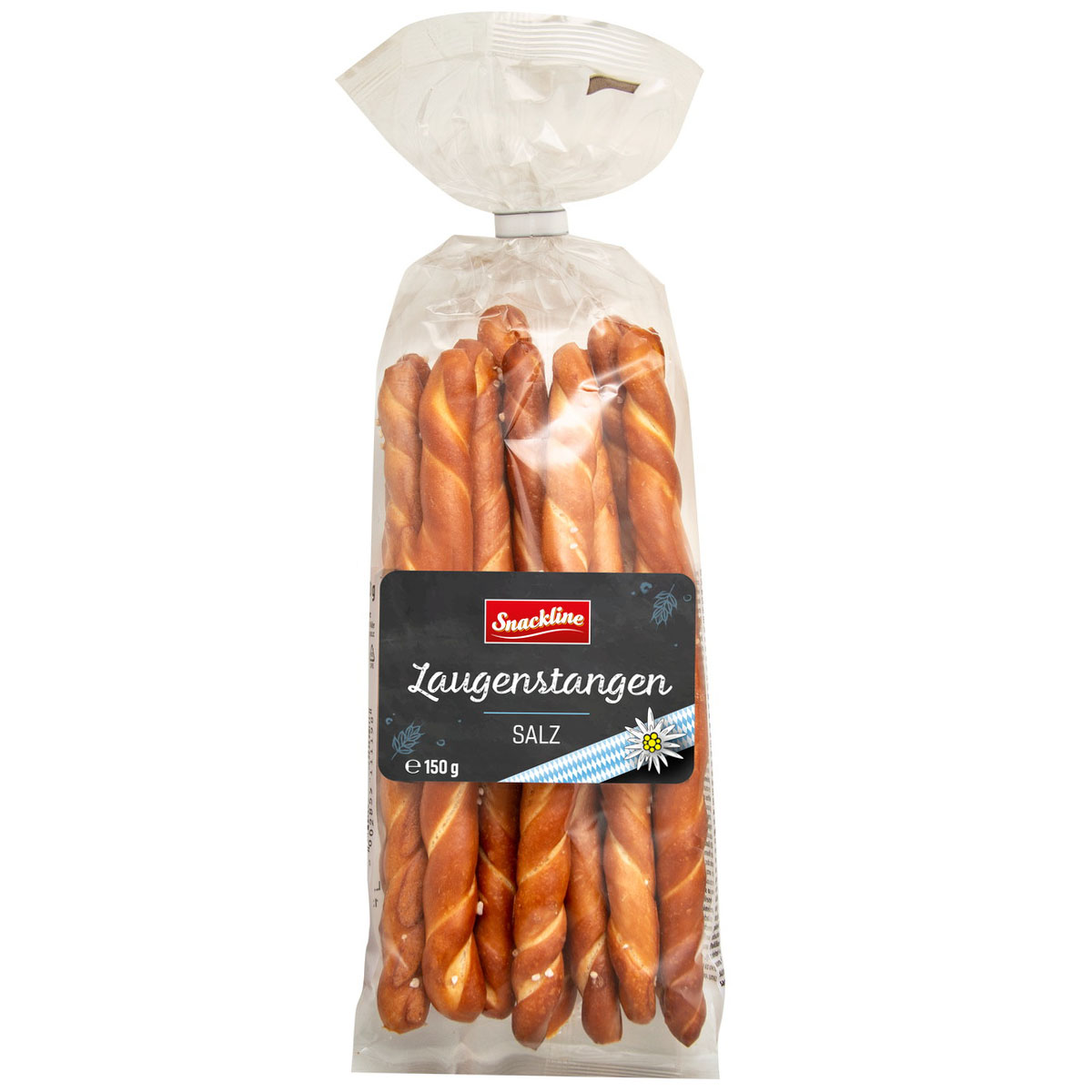 SNACKLINE Laugenstangen Salz 12er-Pack (12x150g)