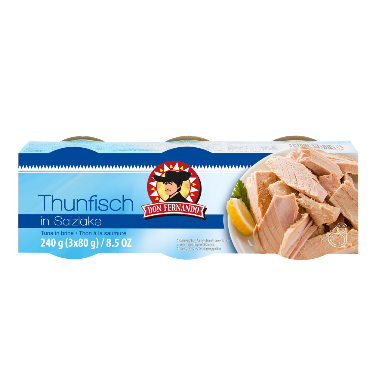 DON FERNANDO - Thunfisch in Salzlake 3x80g
