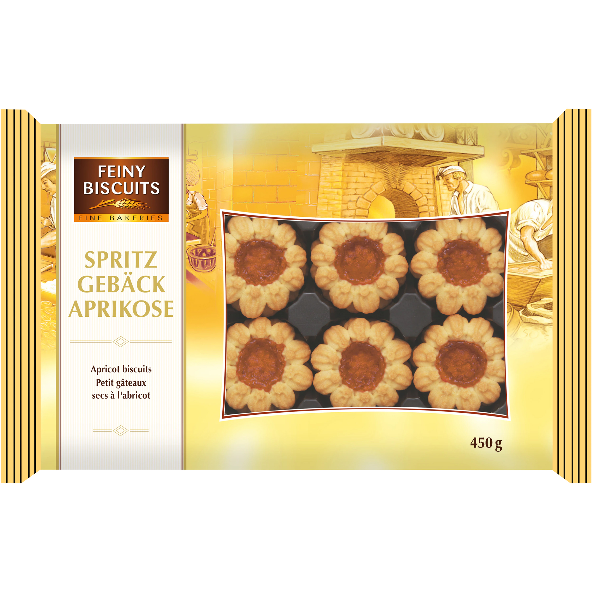 FEINY BISCUITS Spritzgebäck Aprikose 450g