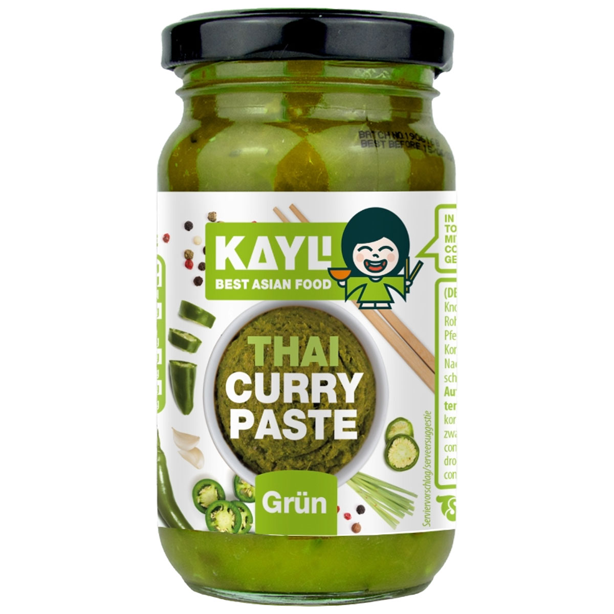 KAY LI Thai Curry Paste Grün 200g