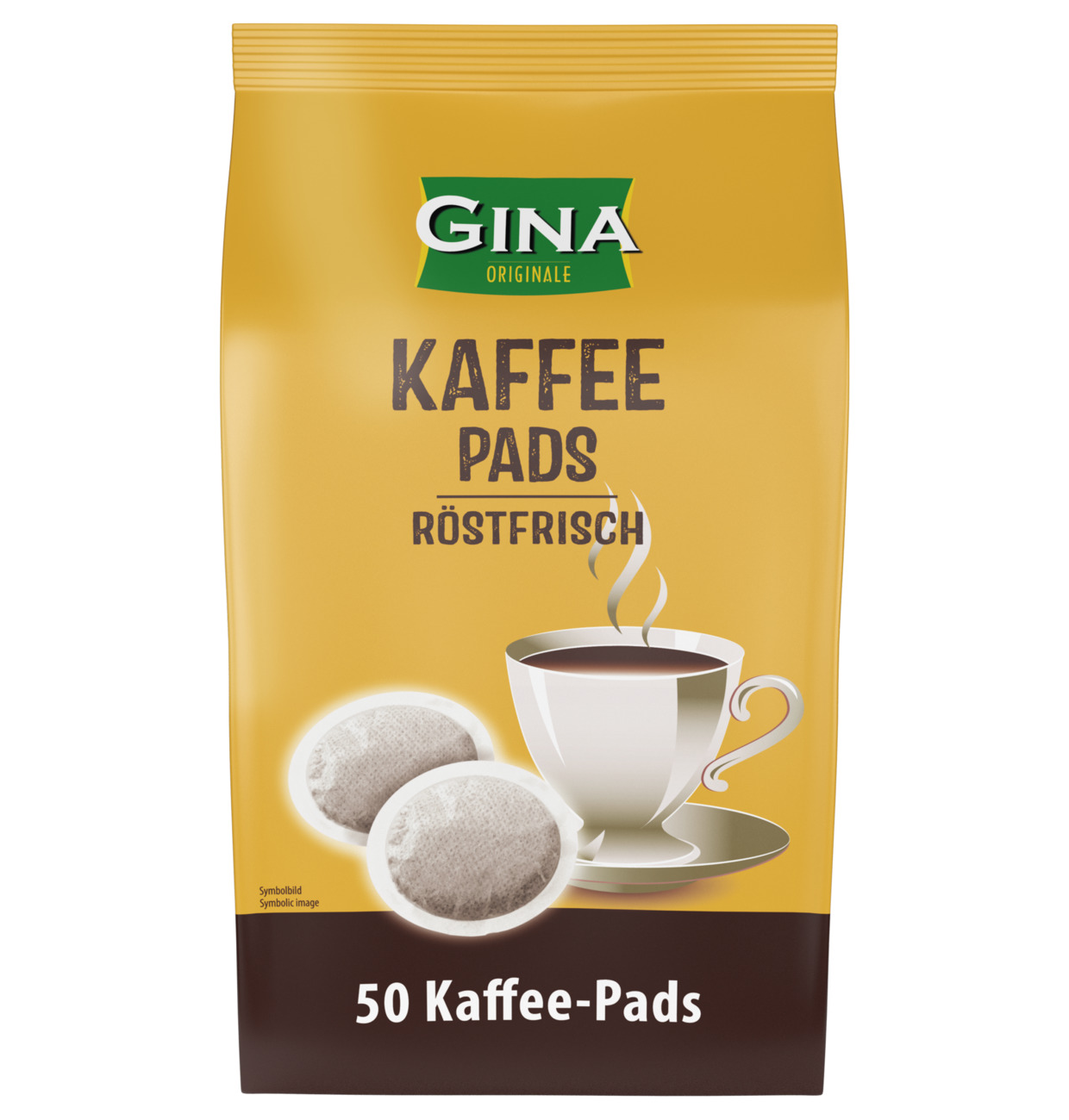 GINA Kaffee Pads Röstfrisch 50 St.