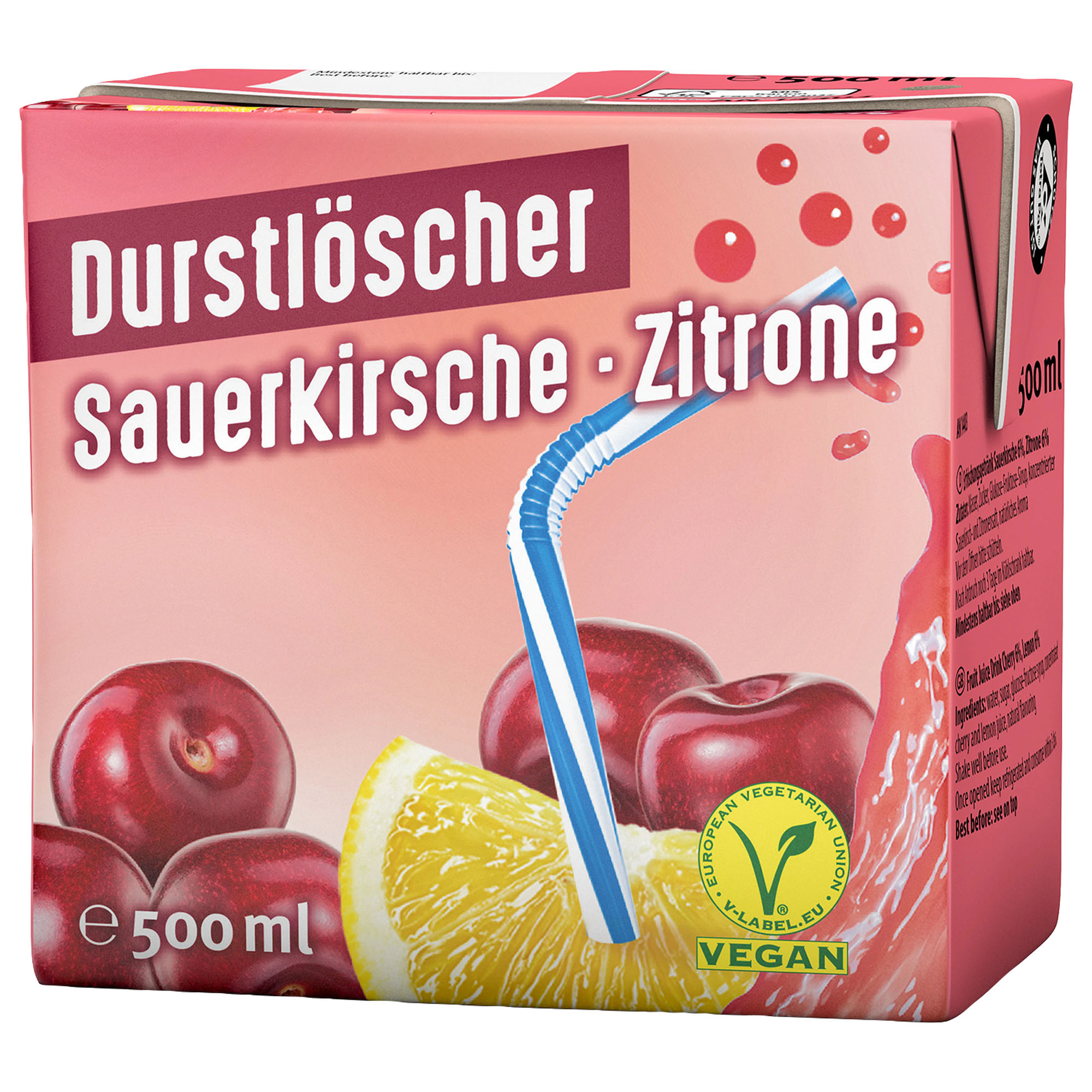 DURSTLÖSCHER Sauerkirsche Zitrone 500ml