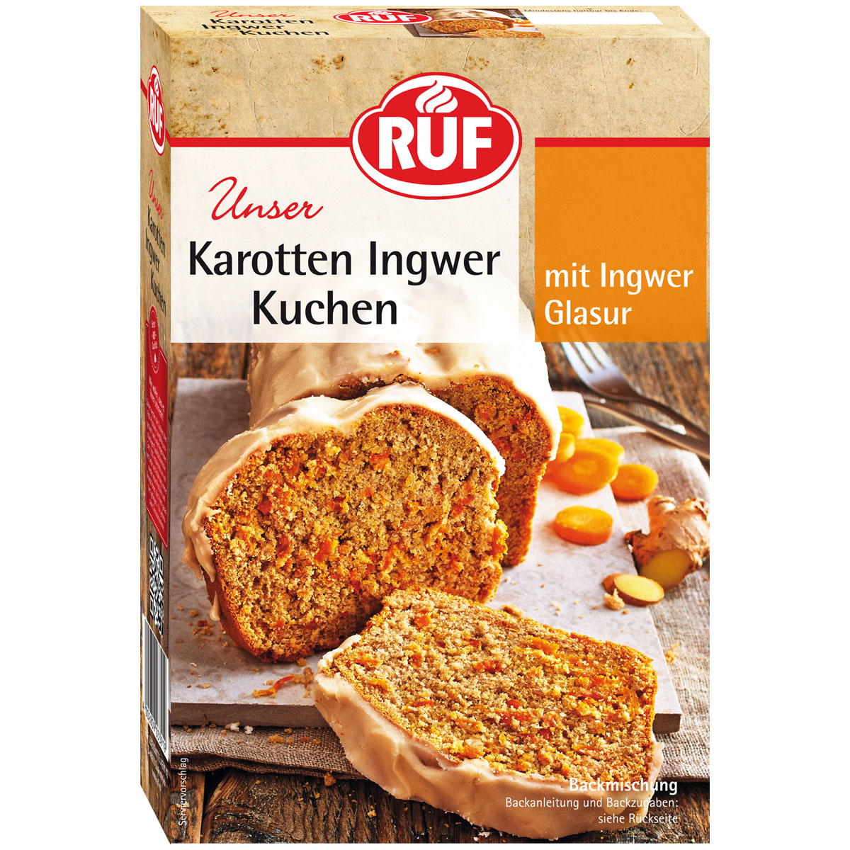 RUF Karotten Ingwer Kuchen Backmischung 510g