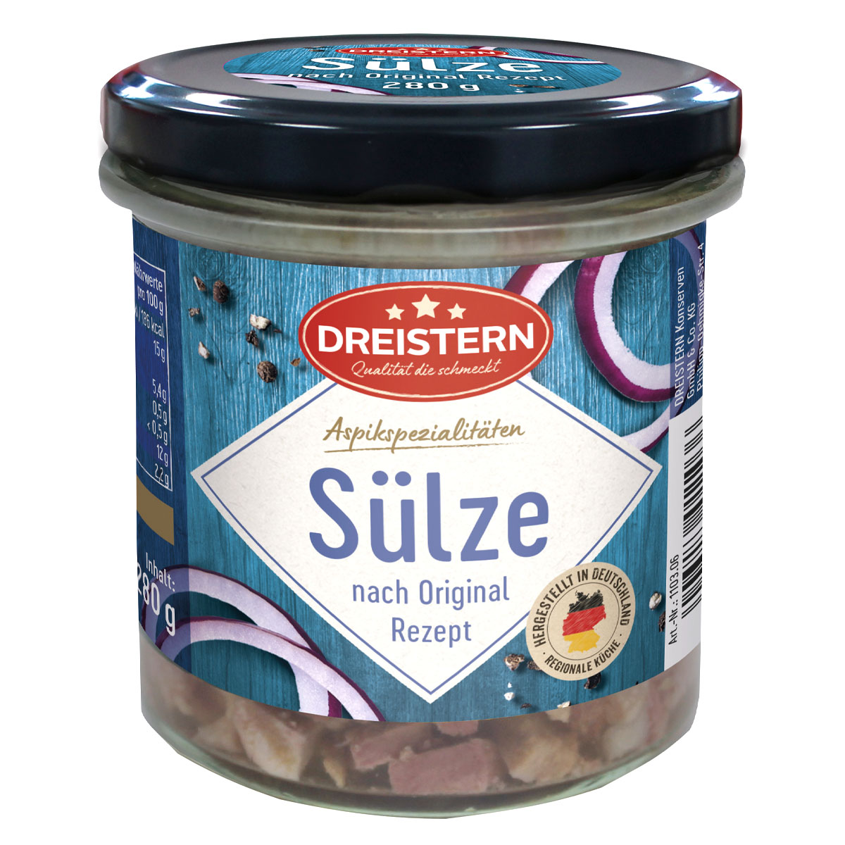 DREISTERN Sülze nach Original Rezept 280g