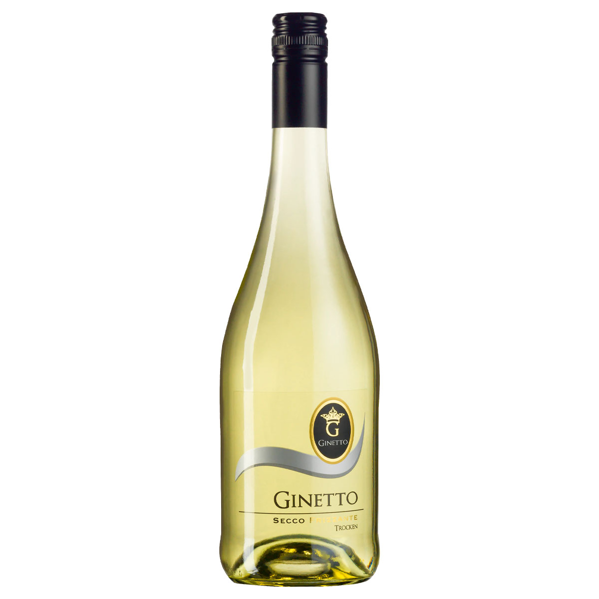 GINETTO Perlwein Secco Frizzante trocken 10% vol. 0,75l 