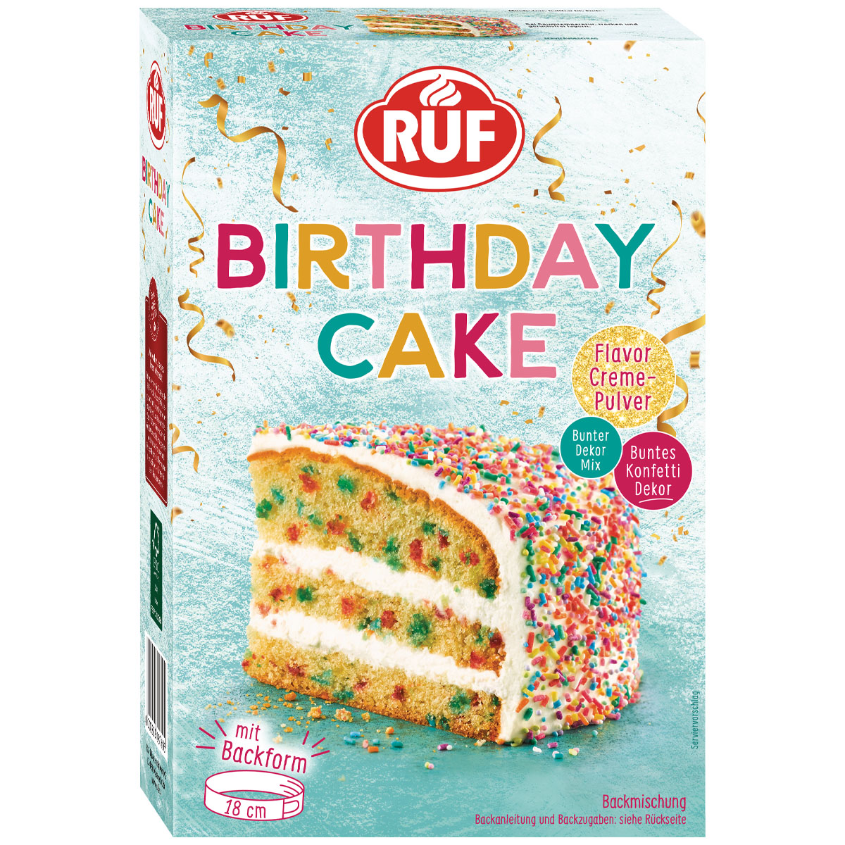 RUF Birthday Cake Backmischung 425g