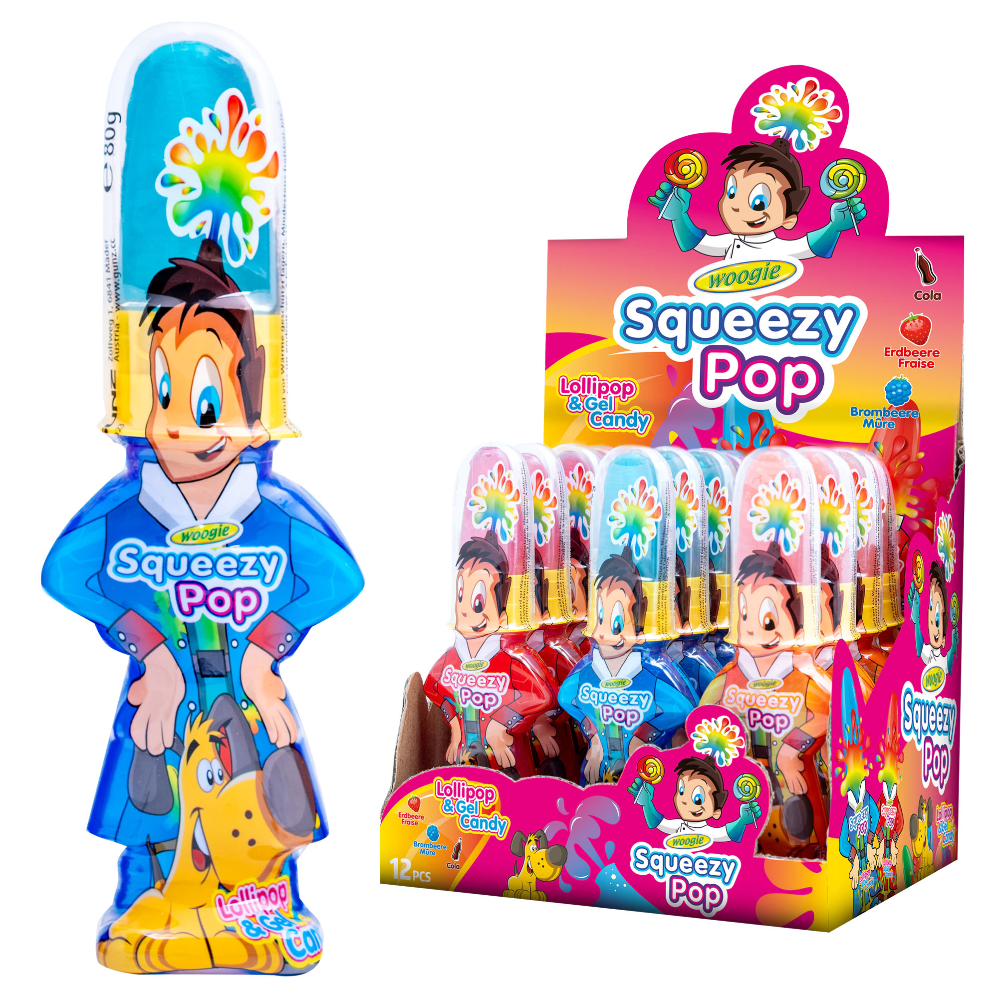 WOOGIE Squeezy Pop 80g