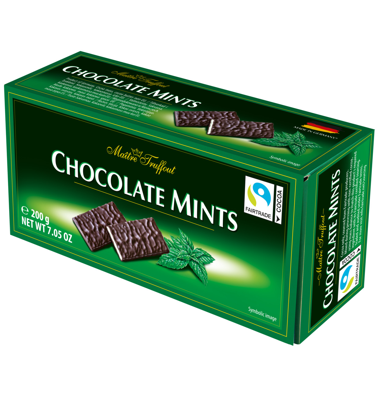 MÂITRE TRUFFOUT Chocolate Mints 200g