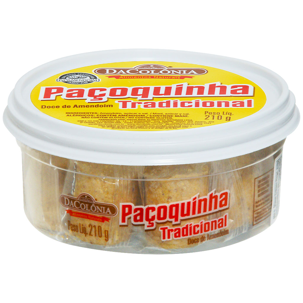 DACOLONIA Feine Erdnussriegel "Pacoquinha" 210g