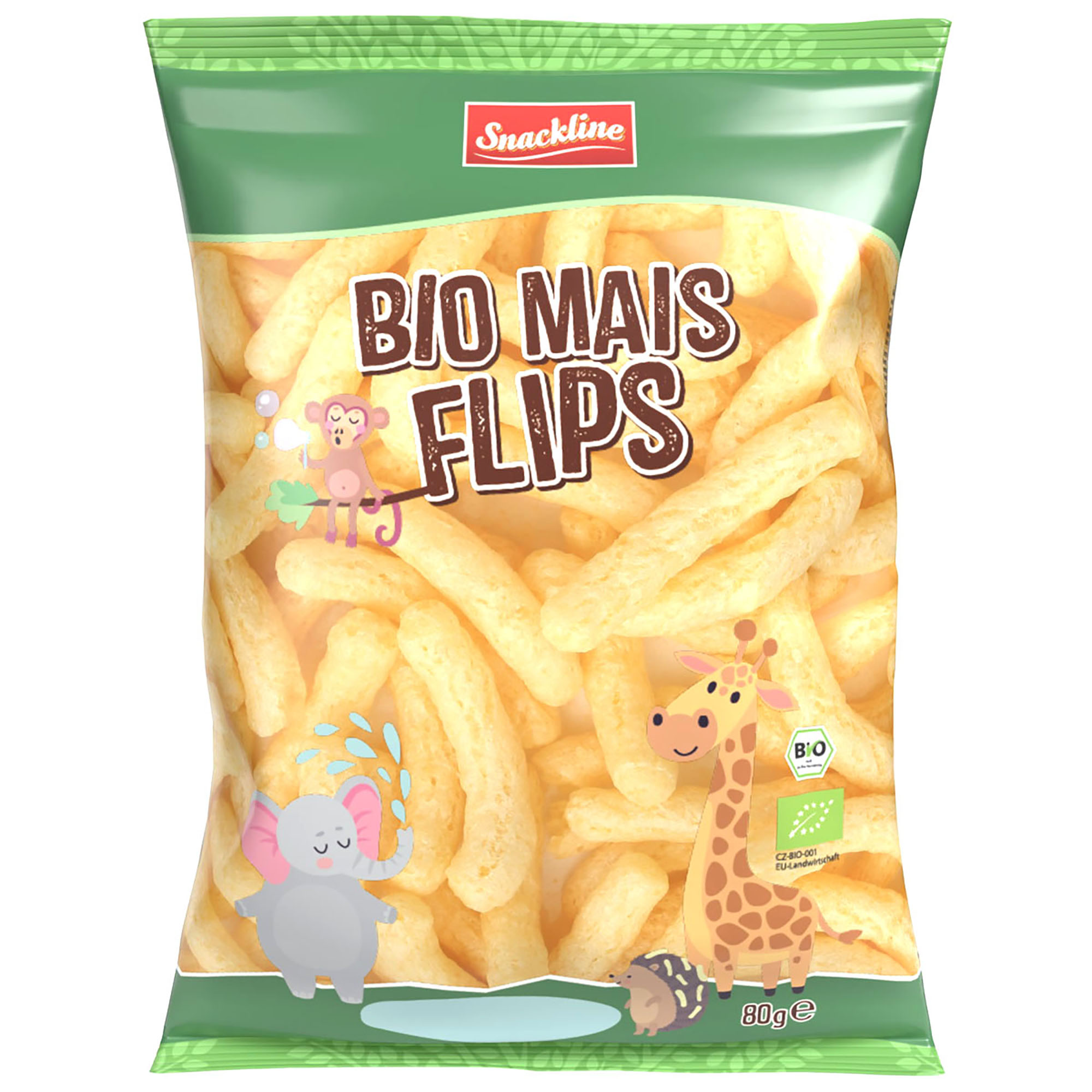 SNACKLINE Bio Mais Flips 80g