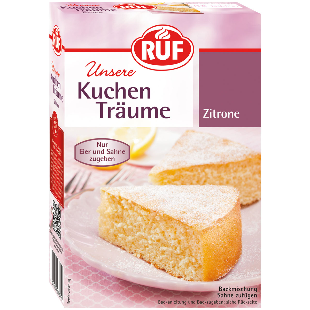 RUF Kuchen Träume Zitrone Backmischung 425g