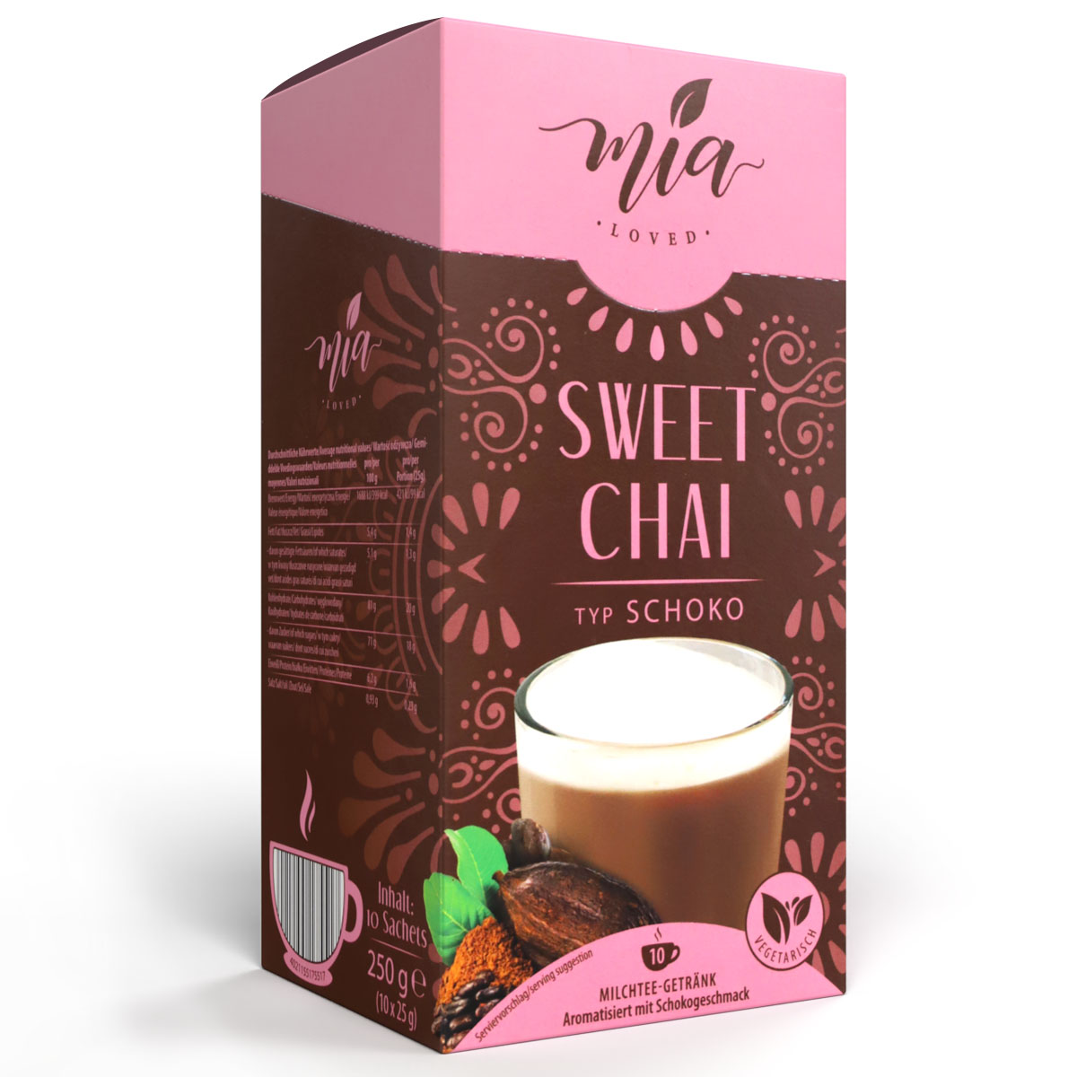 MIA LOVED Sweet Chai Schoko 250g