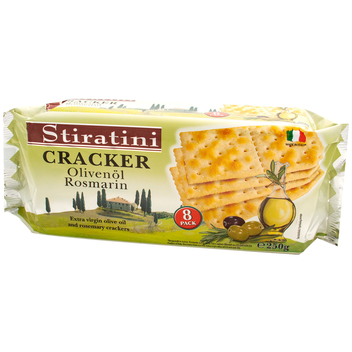 STIRATINI Cracker Olivenöl Rosmarin 250g