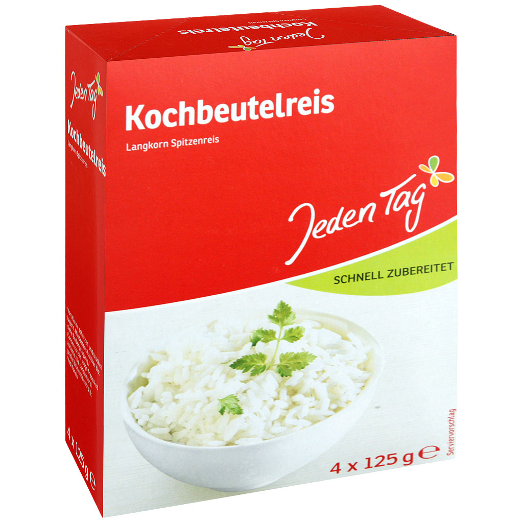 JEDEN TAG - Kochbeutelreis 4x125g