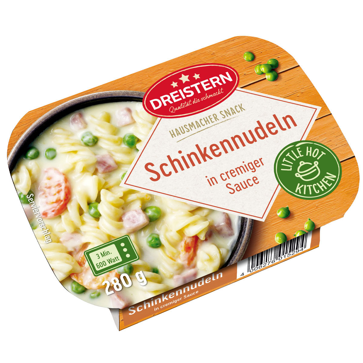 DREISTERN Schinkennudeln in cremiger Sauce 280g