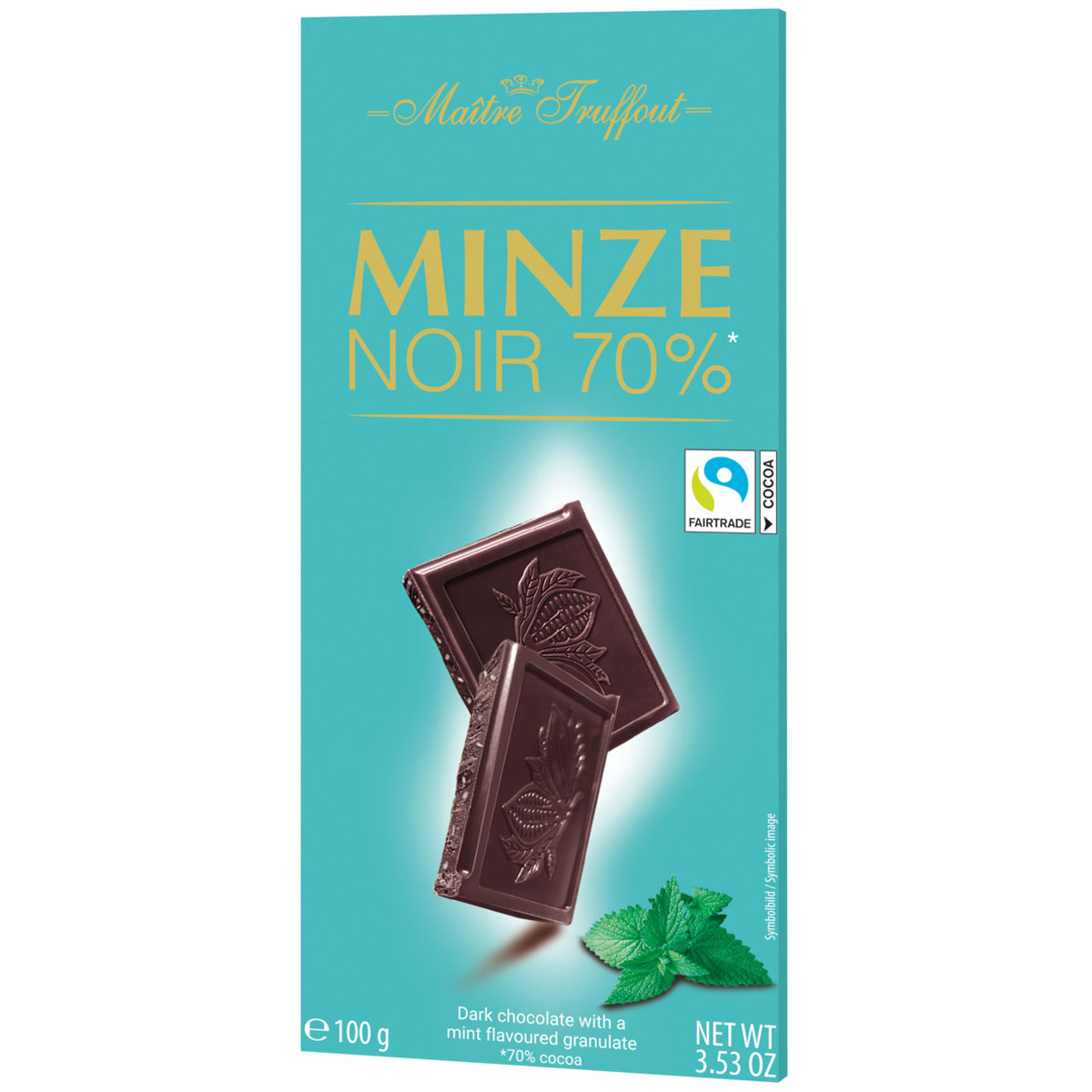 MÂITRE TRUFFOUT Minze Noir 70%