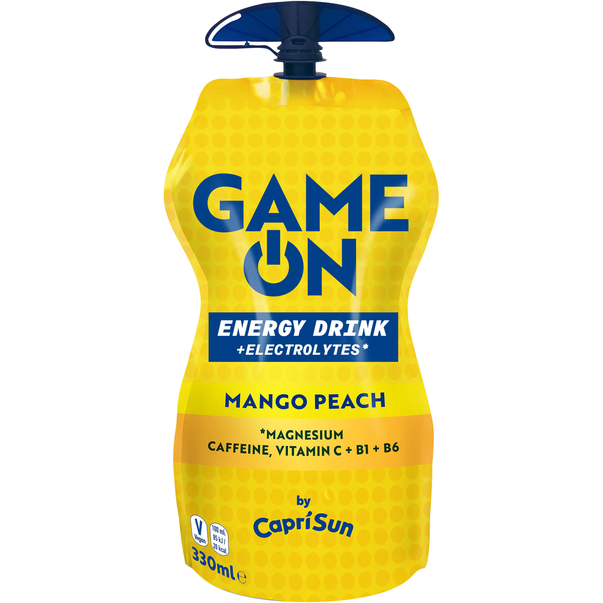 GAME ON Energy Drink + Electrolytes Mango Peach 15er-Pack (15 x 330ml)