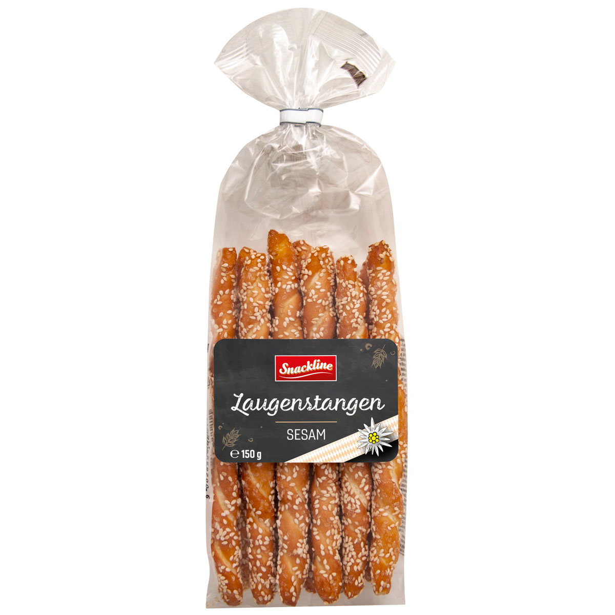 SNACKLINE Laugenstangen Sesam 150g