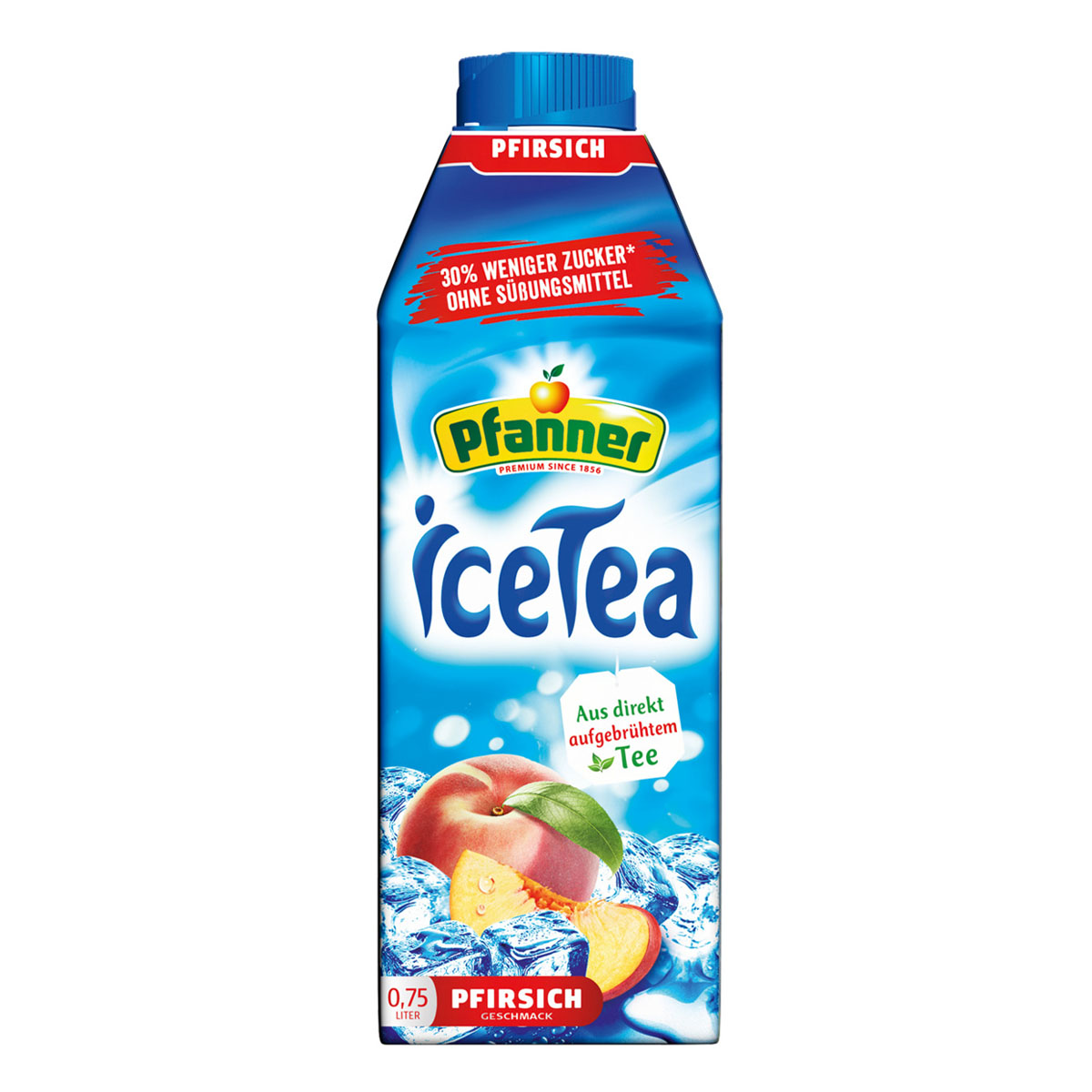 PFANNER IceTea Pfirsich Geschmack 0,75L