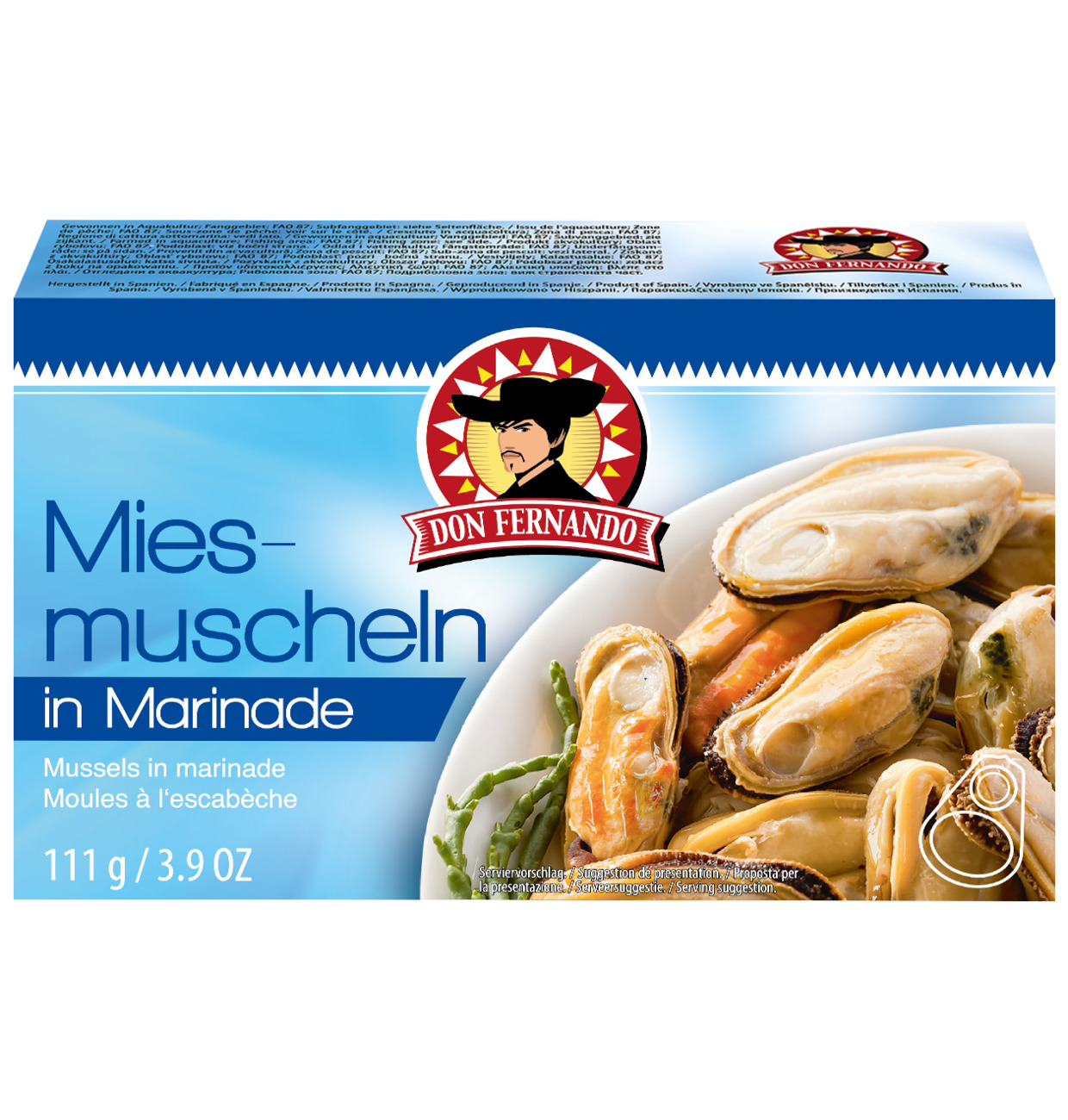 DON FERNANDO - Miesmuscheln in Marinade 111g/69g