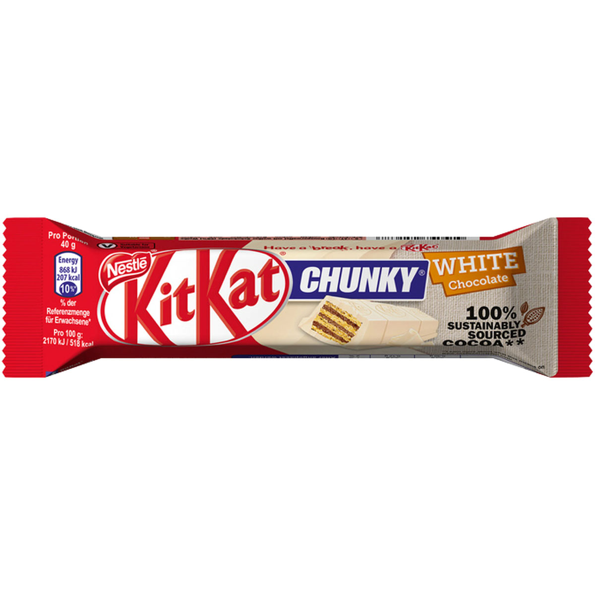 KITKAT Chunky White Chocolate 4x40g