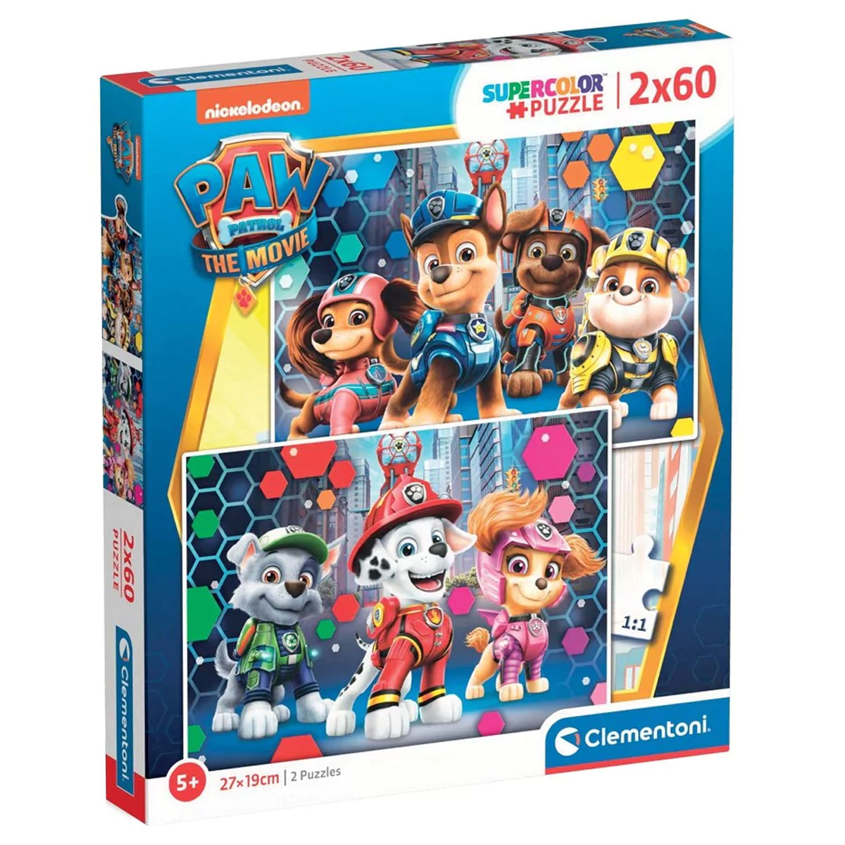 CLEMENTONI - Paw Patrol Puzzle 2x60 Teile