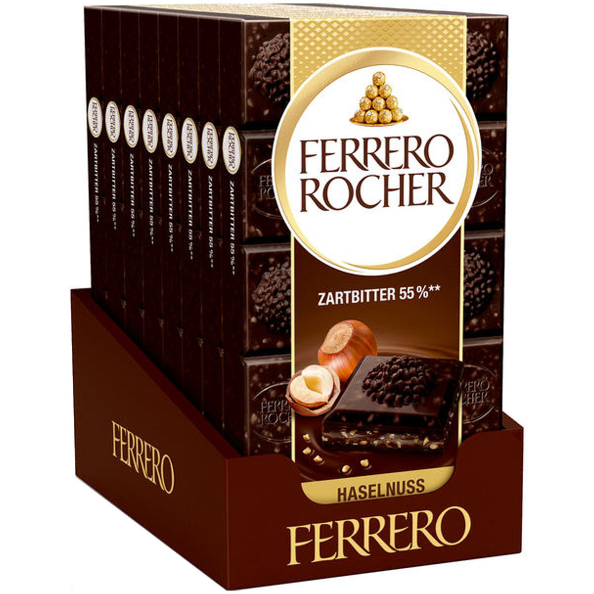 FERRERO ROCHER Zartbitter Haselnuss 90g