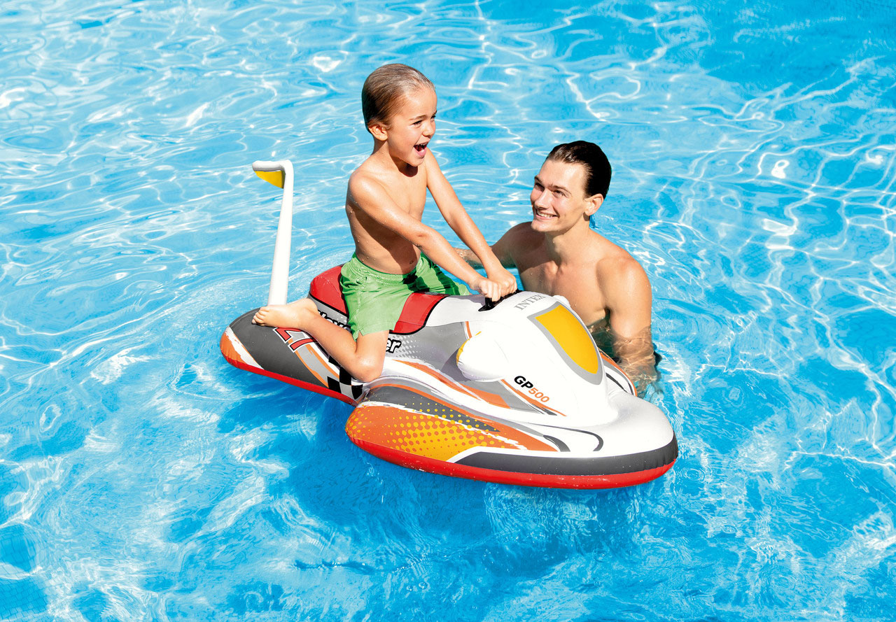 INTEX Ride On Jetski aufblasbares Wasserspielzeug 1,17x77cm