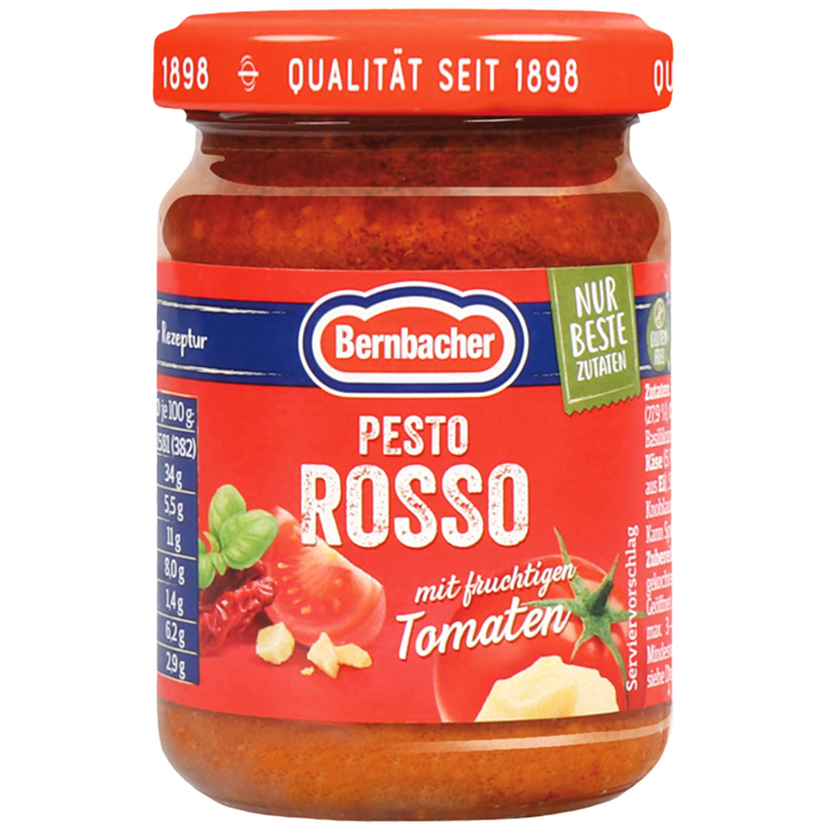 BERNBACHER Pesto Rosso 140g