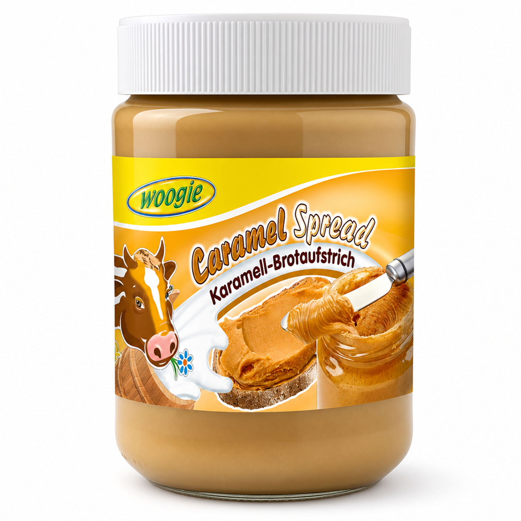 WOOGIE Caramel Spread Karamell-Brotaufstrich 400g