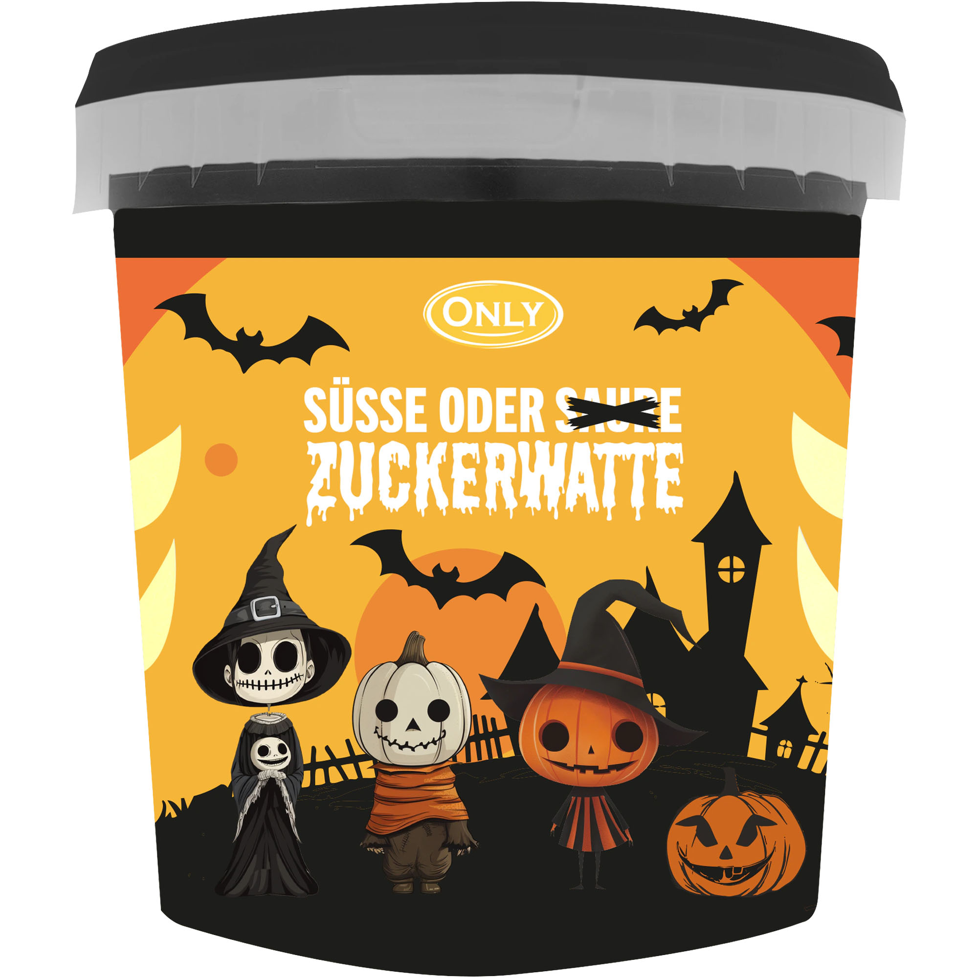 ONLY Zuckerwatte Eimer Halloween Edition 50g