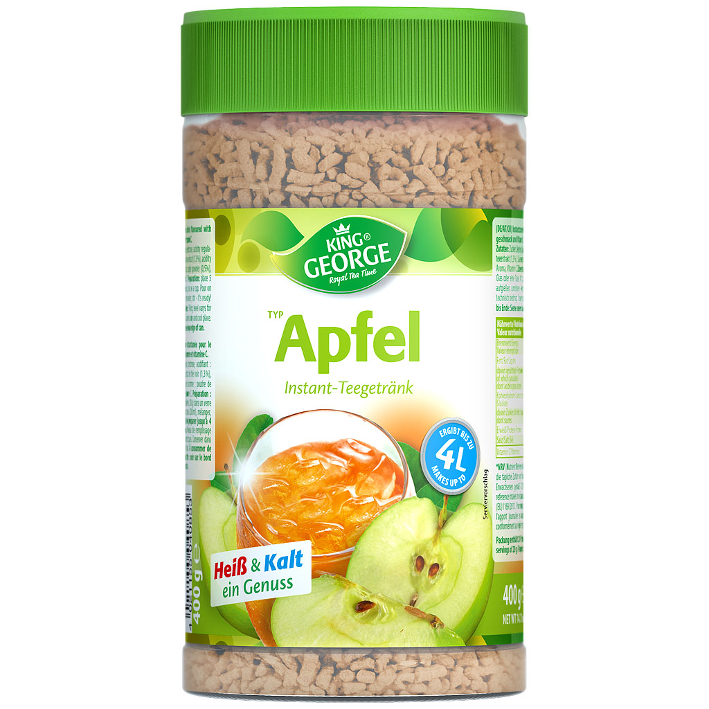 KING GEORGE - Instantgetränk Typ Apfel 400g
