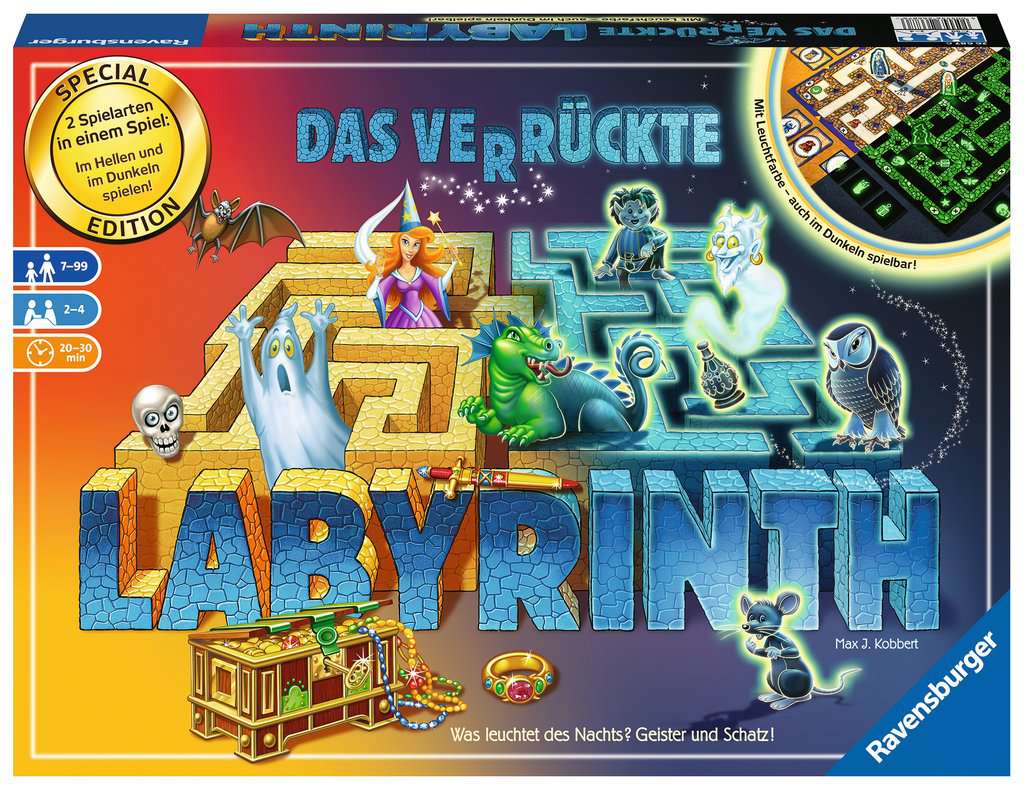 Ravensburger - Das verrückte Labyrinth Glow in the Dark