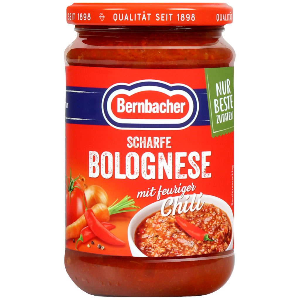 BERNBACHER Scharfe Bolognese mit feuriger Chili 400g