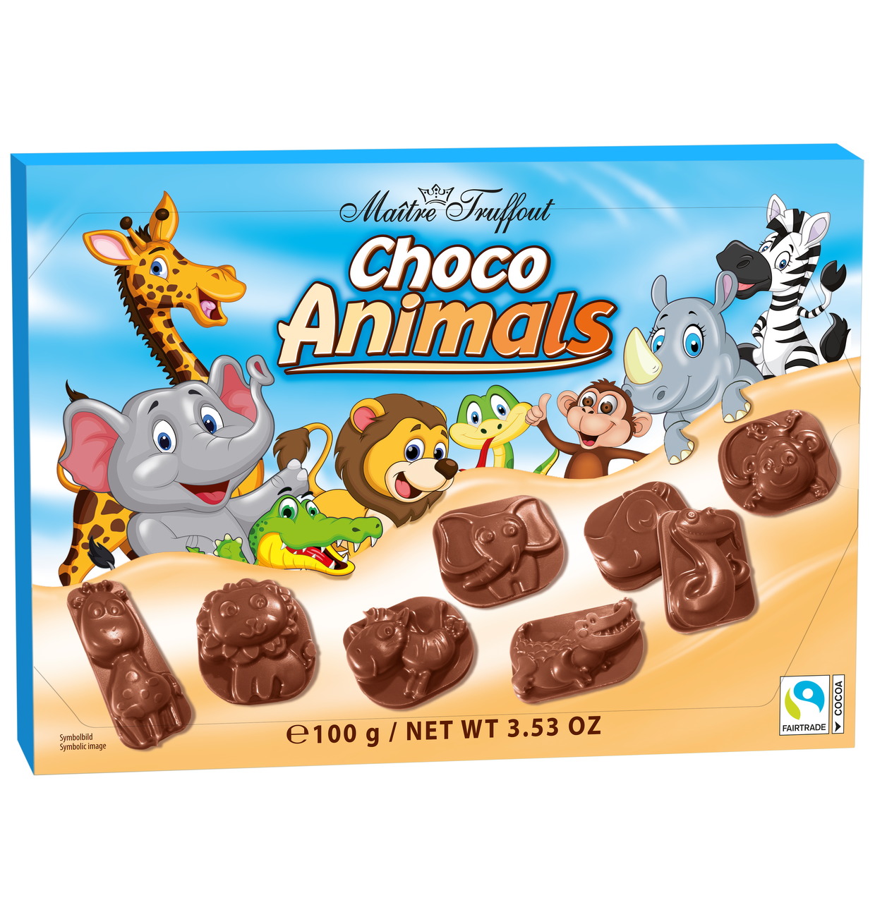 MÂITRE TRUFFOUT Choco Animals 100g