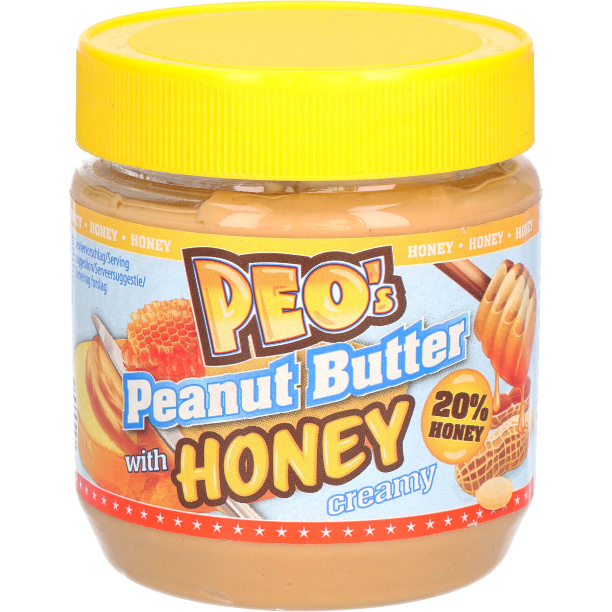 PEO´s - Peanut Butter Creamy Honey 340g