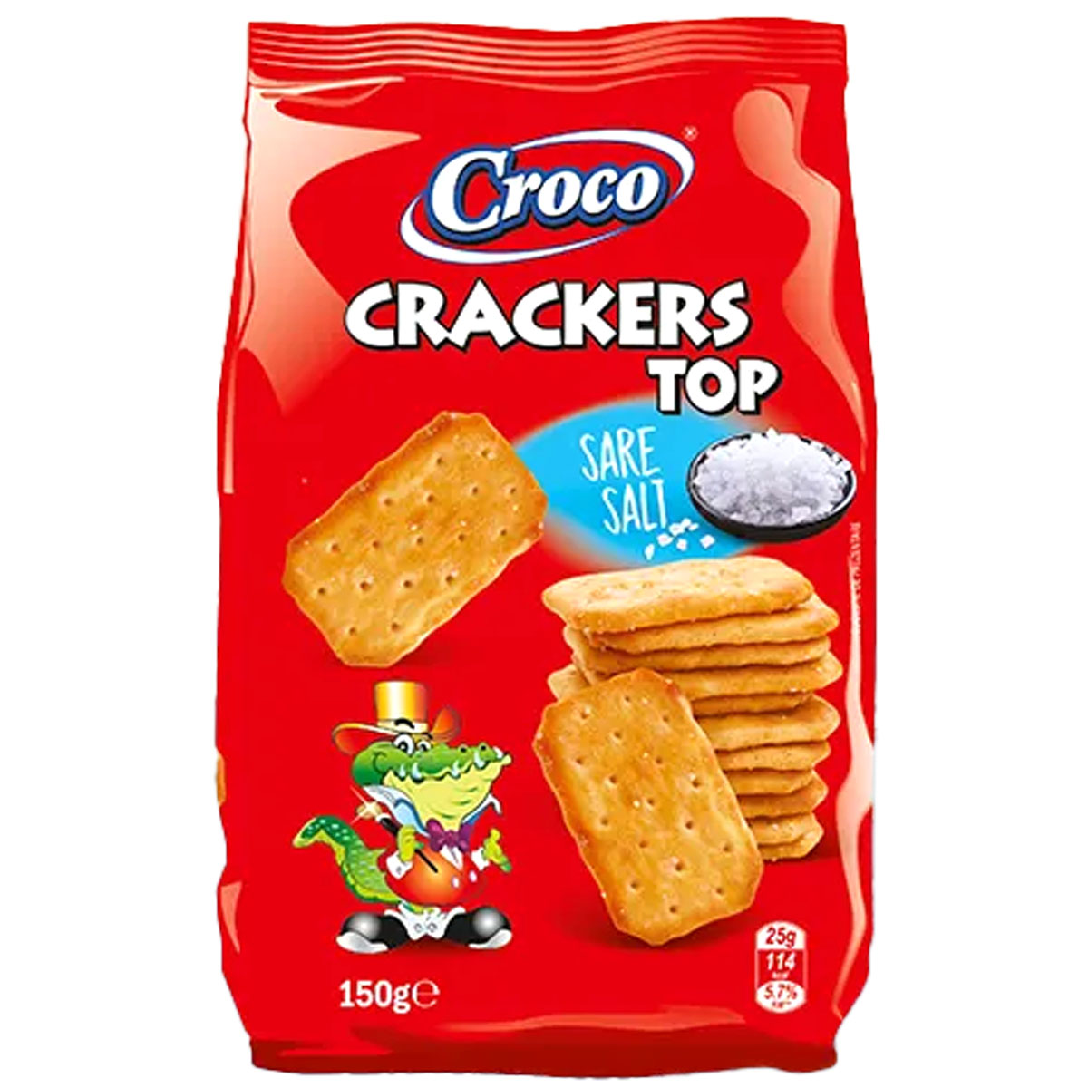 CROCO Crackers Top Salt 150g