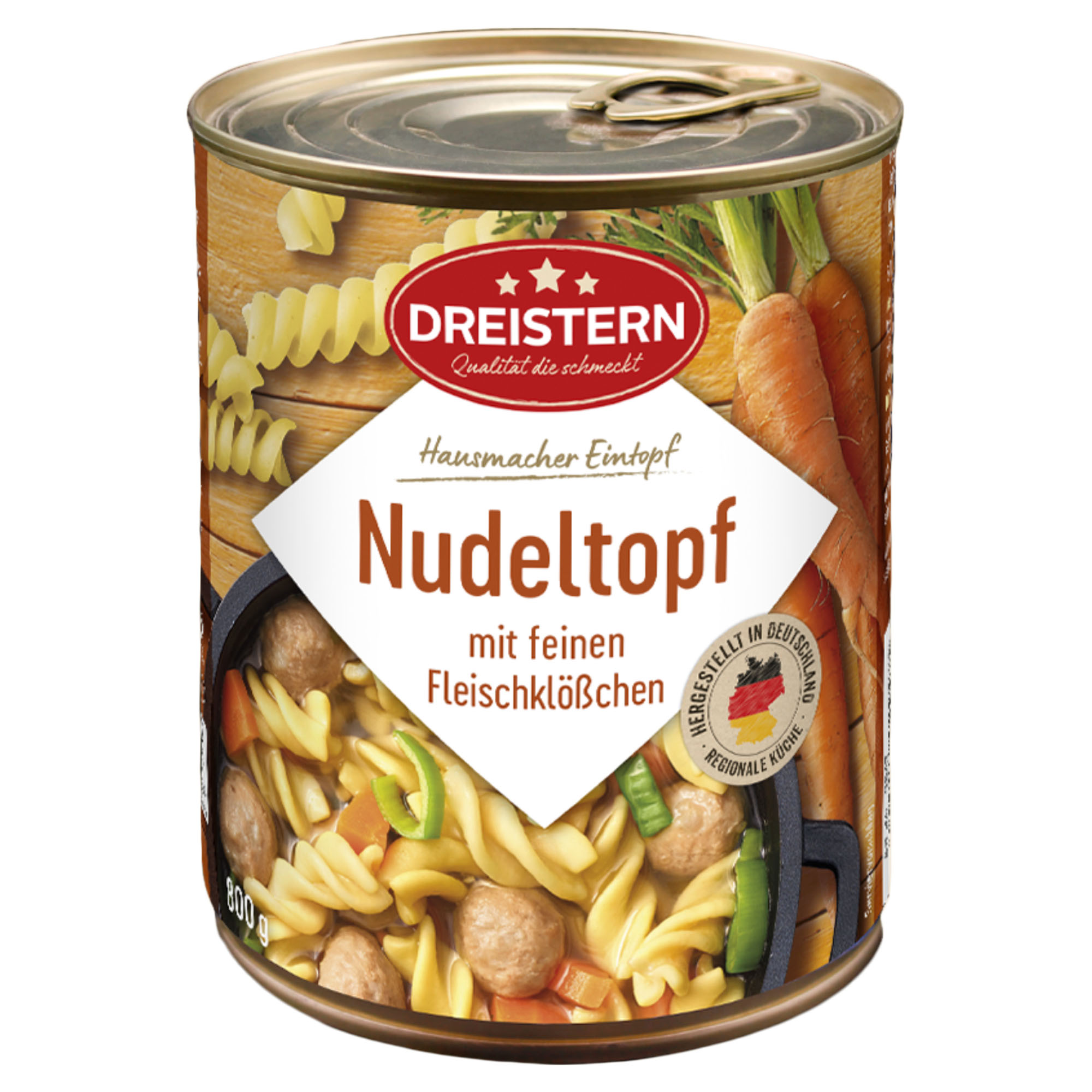DREISTERN Nudeltopf mit feinen Fleischklößchen 800g