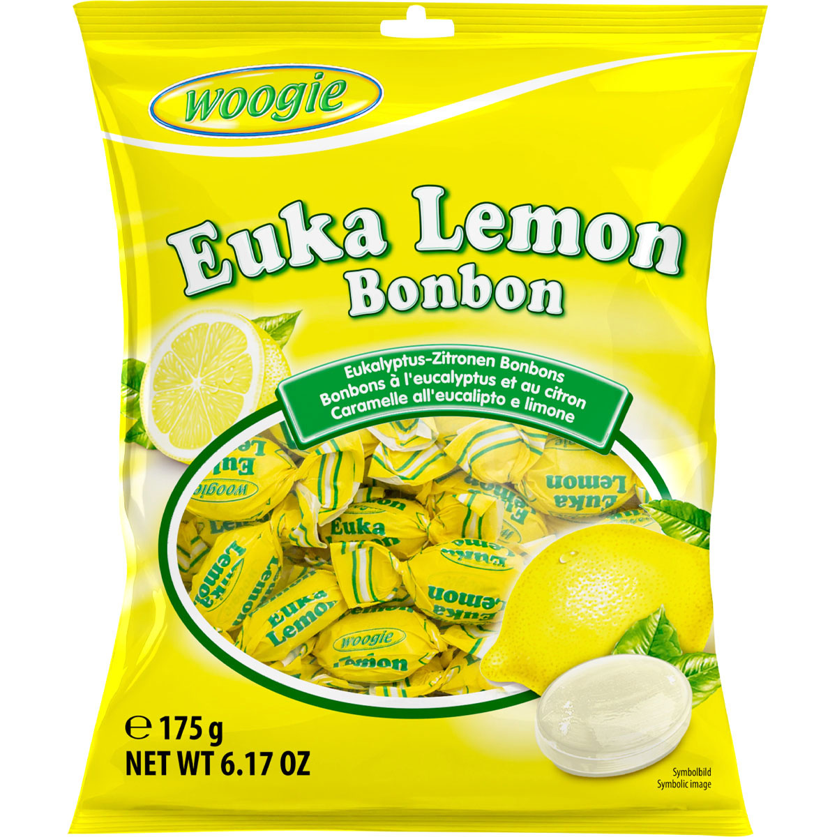 WOOGIE - Euka Lemon Bonbons 175g
