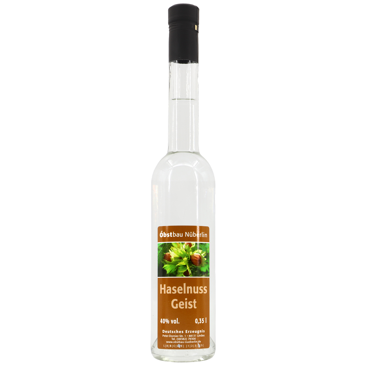 OBSTBAU NÜBERLIN Haselnuss Geist 40% vol. 0,35l