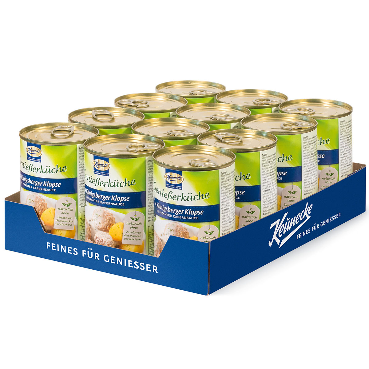 KEUNECKE 4 Königsberger Klopse in pikanter Kapernsauce 400g