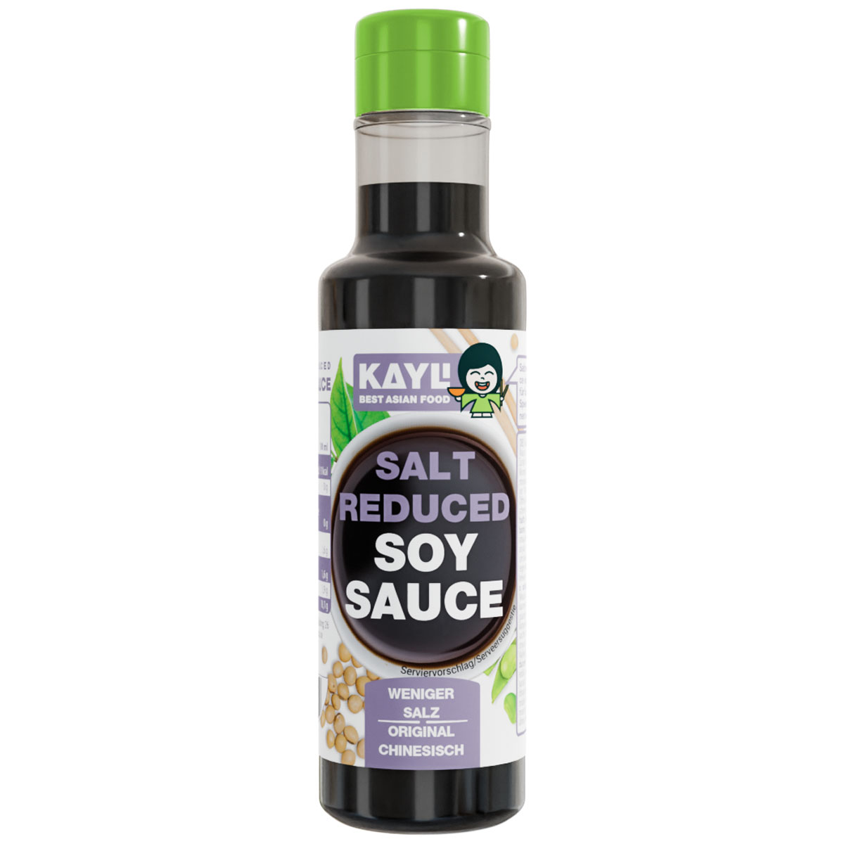 KAY LI Salt reduced Soy Sauce 150ml (MHD 16.11.2024)