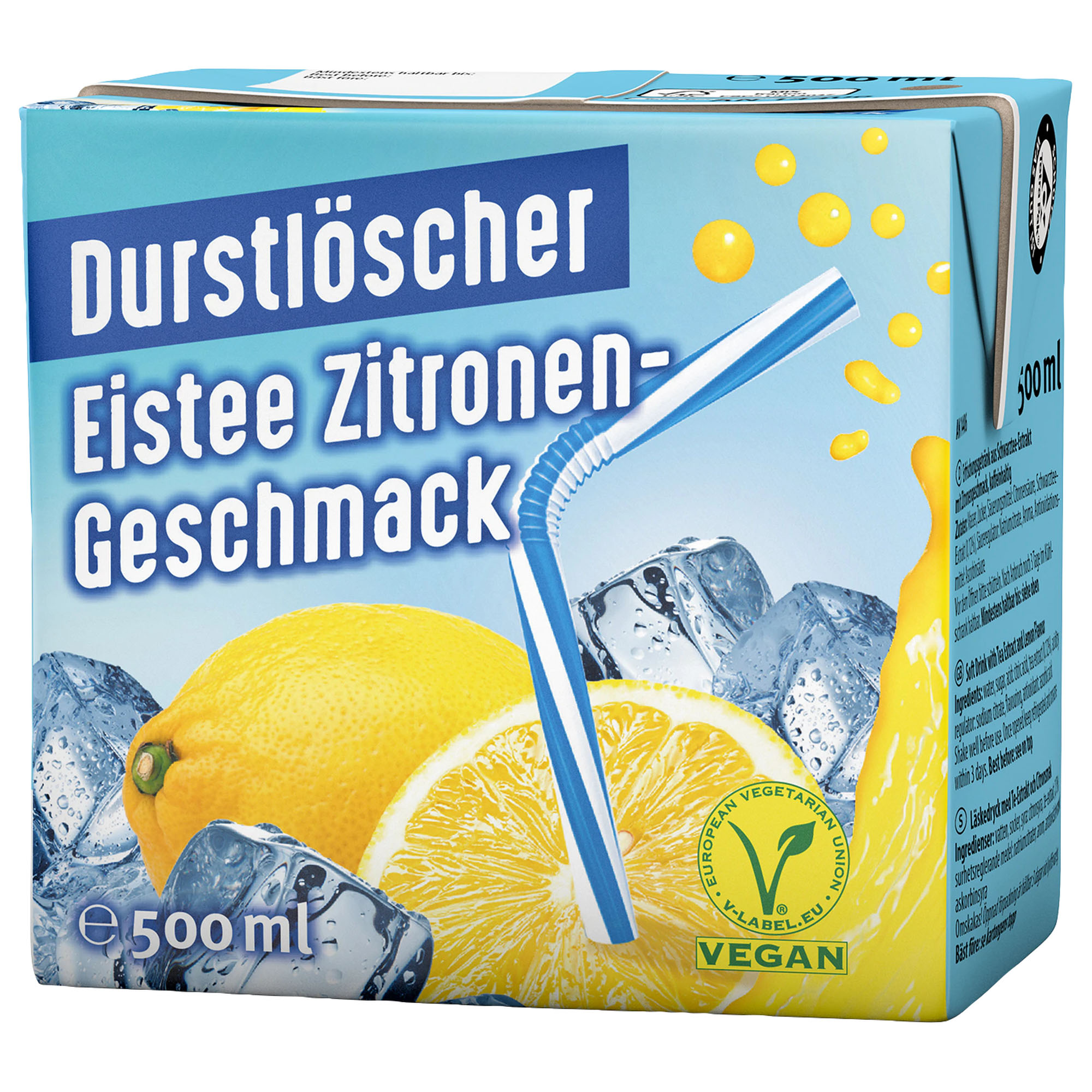DURSTLÖSCHER Eistee Zitronen-Geschmack 500ml