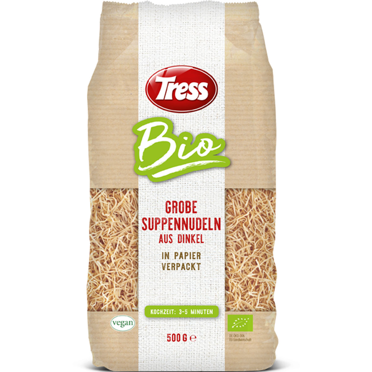 TRESS - Bio Dinkel Grobe Suppennudeln 500g